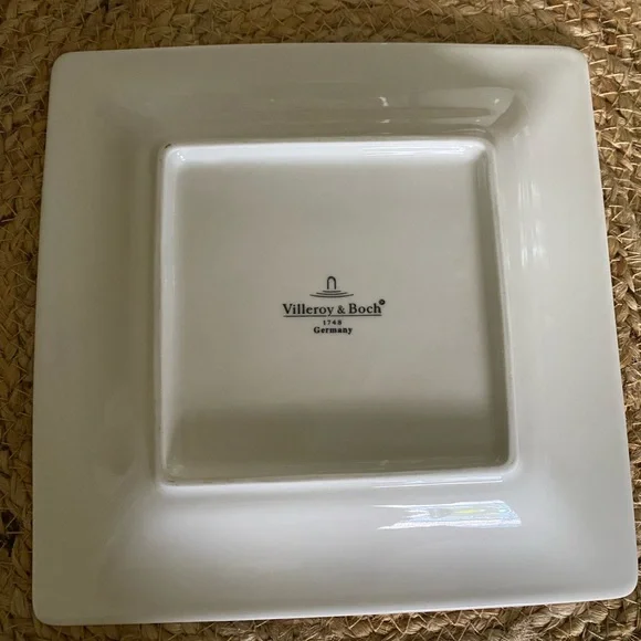 Bundle of 3 Villeroy & Boch salad plates in 3 different designs